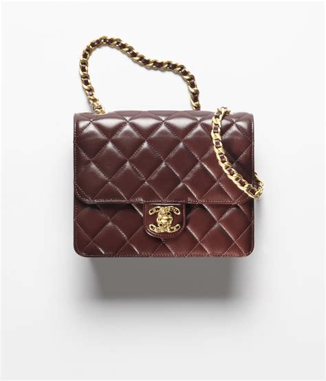 chanel burgundy tote|Chanel mini flap bag lambskin.